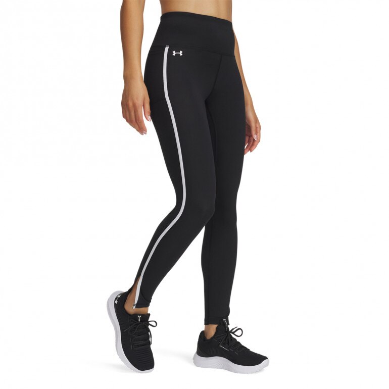 Damskie legginsy treningowe Under Armour Motion Piped Legging - czarne