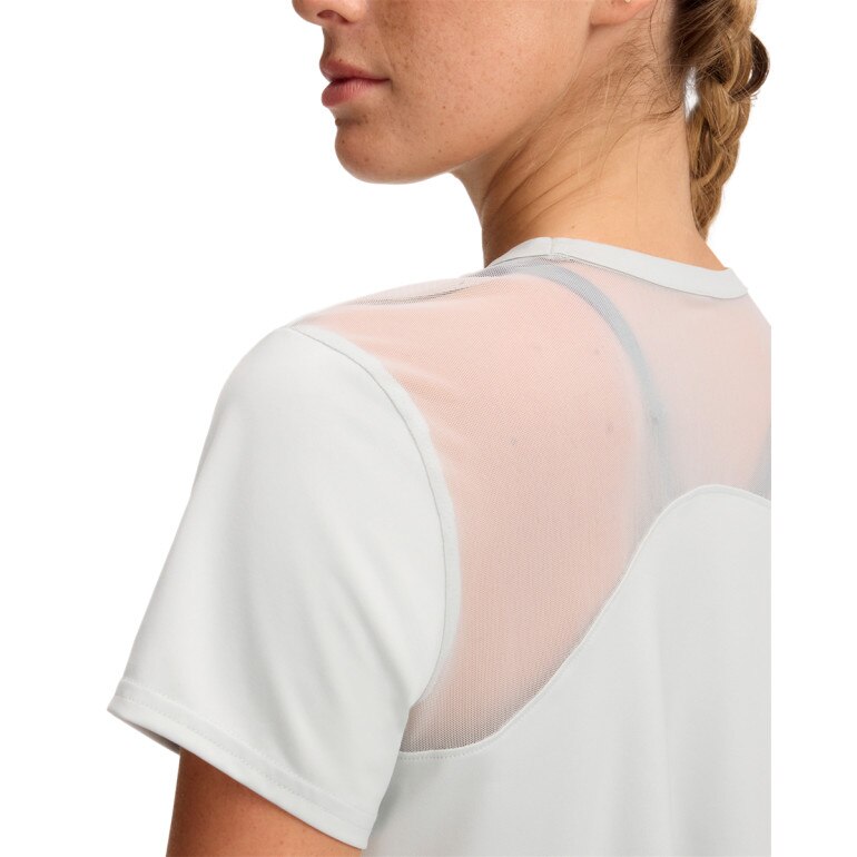 Damska koszulka treningowa Under Armour Vanish Elite Vent SS - szara