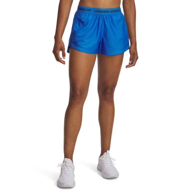 Damskie spodenki treningowe Under Armour Tech Play Up Shorts - niebieskie