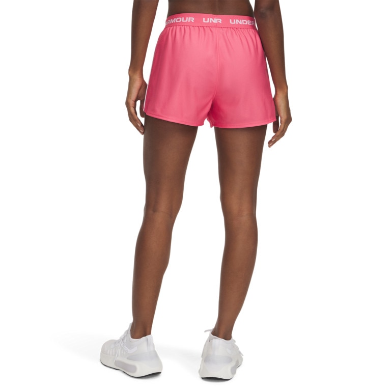 Damskie spodnie treningowe Under Armour Tech Play Up Shorts - różowe