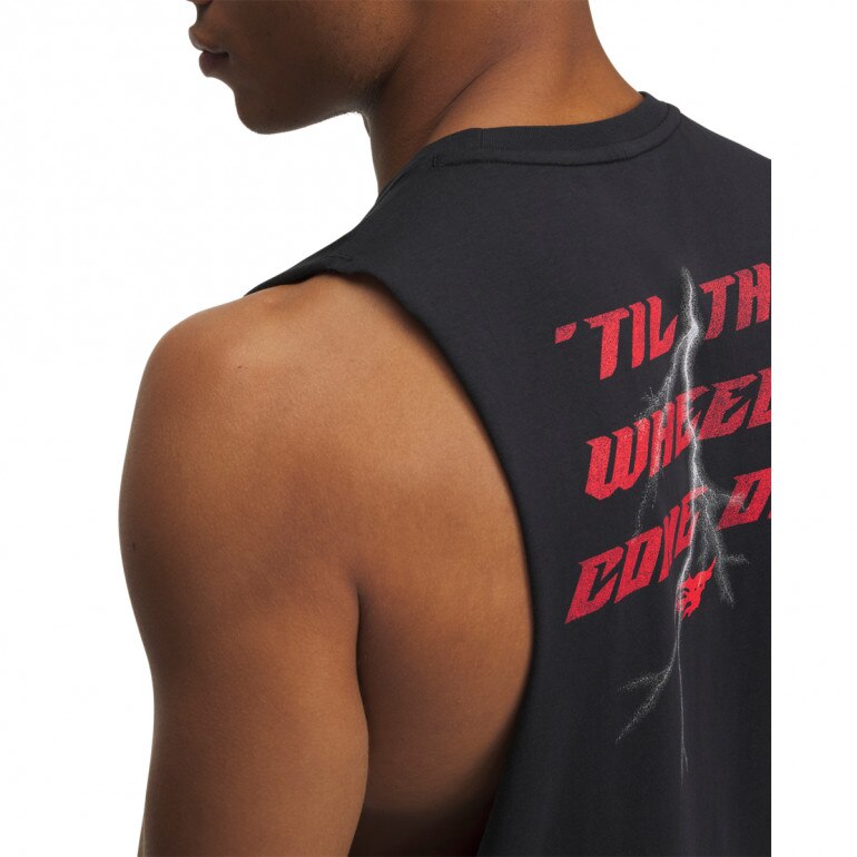 Męski top treningowy Under Armour Project Rock Tank - czarny