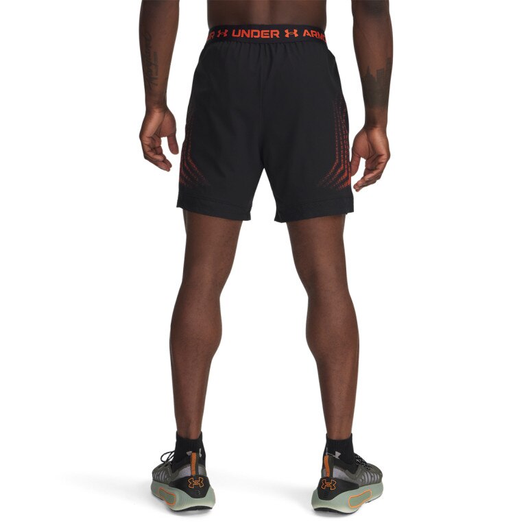 Męskie spodenki treningowe Under Armour Vanish Woven 6in Graphic Sts - czarne