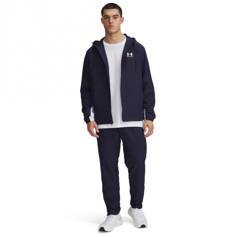 Męska kurtka wiatrówka Under Armour UA Rival Woven - granatowa