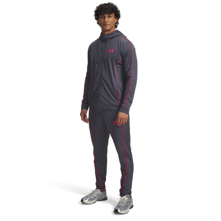 Męski dres komplet treningowy Under Armour UA EMEA Tracksuit Novelty - szary