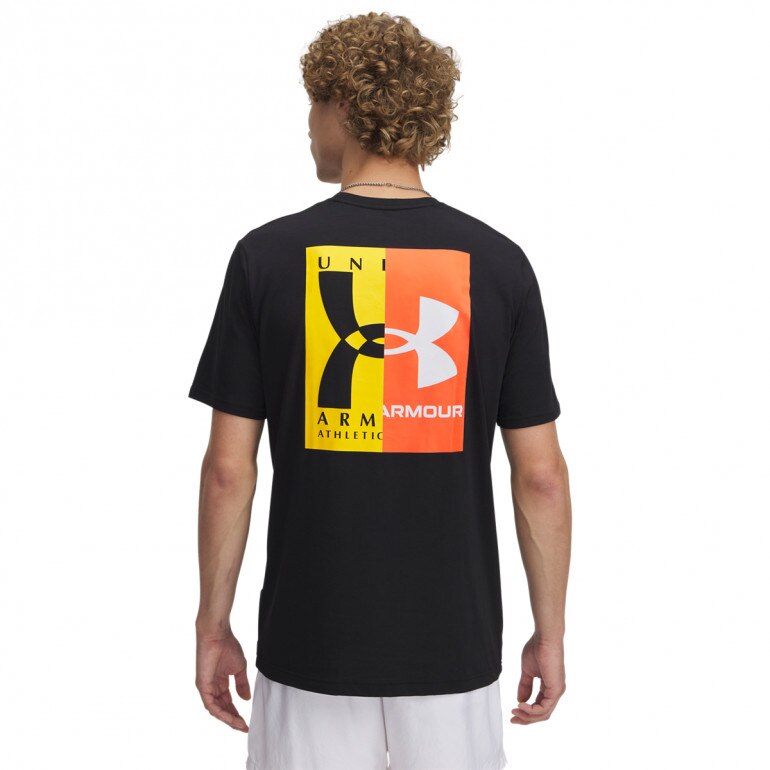 Męski t-shirt z nadrukiem Under Armour UA Evol Logo - czarny