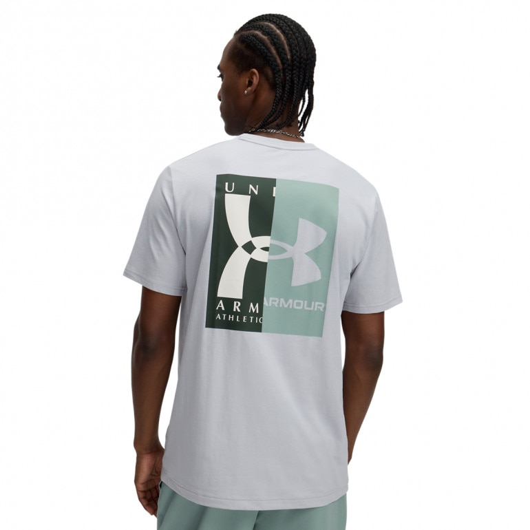 Męski t-shirt z nadrukiem Under Armour UA Evol Logo - szary