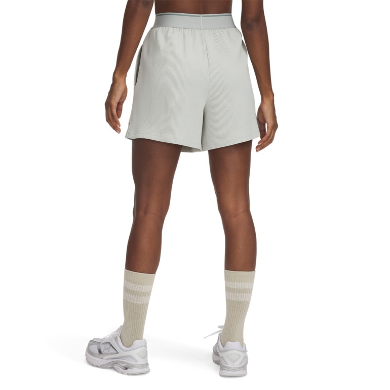 Damskie spodenki treningowe Under Armour UA Meridian Rib Short - zielone