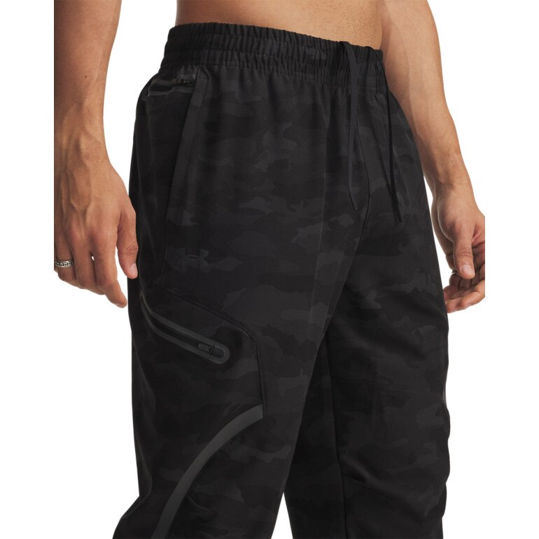Męskie spodnie treningowe cargo UA Unstoppable Cargo Pant - czarne