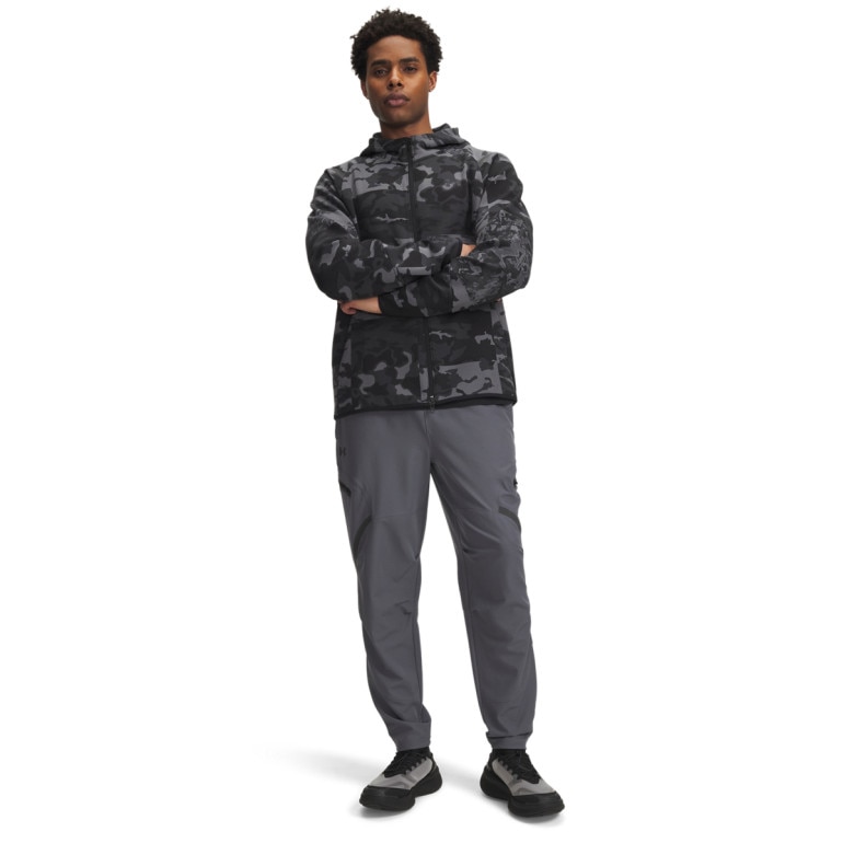 Męskie spodnie treningowe cargo UA Unstoppable Cargo Pant - szare