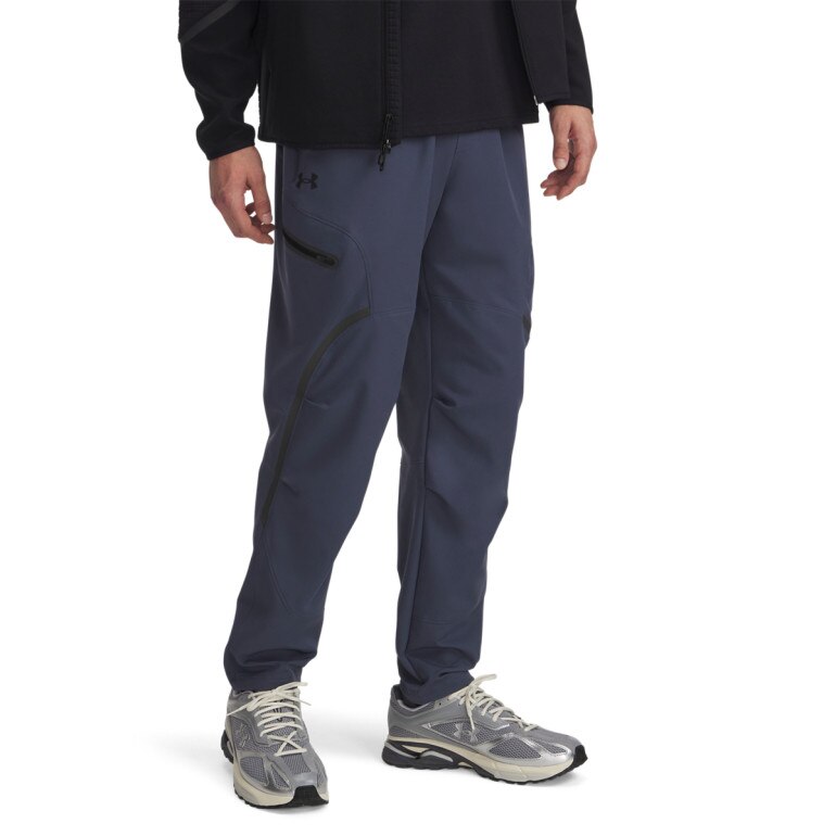Męskie spodnie treningowe cargo UA Unstoppable Cargo Pant - szare