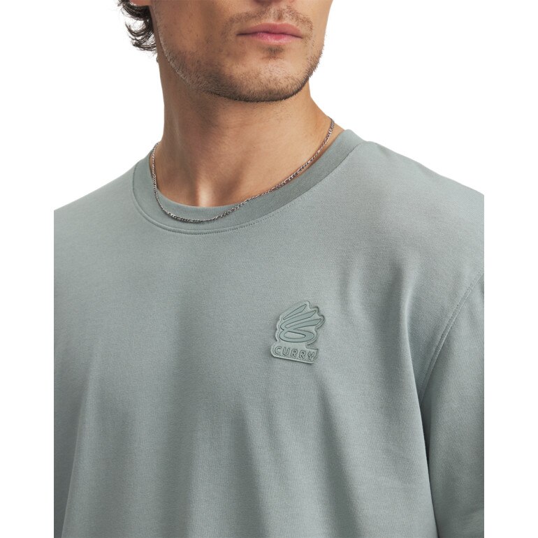 Męska koszulka do koszykówki Under Armour Curry HW Trend Tee - zielona