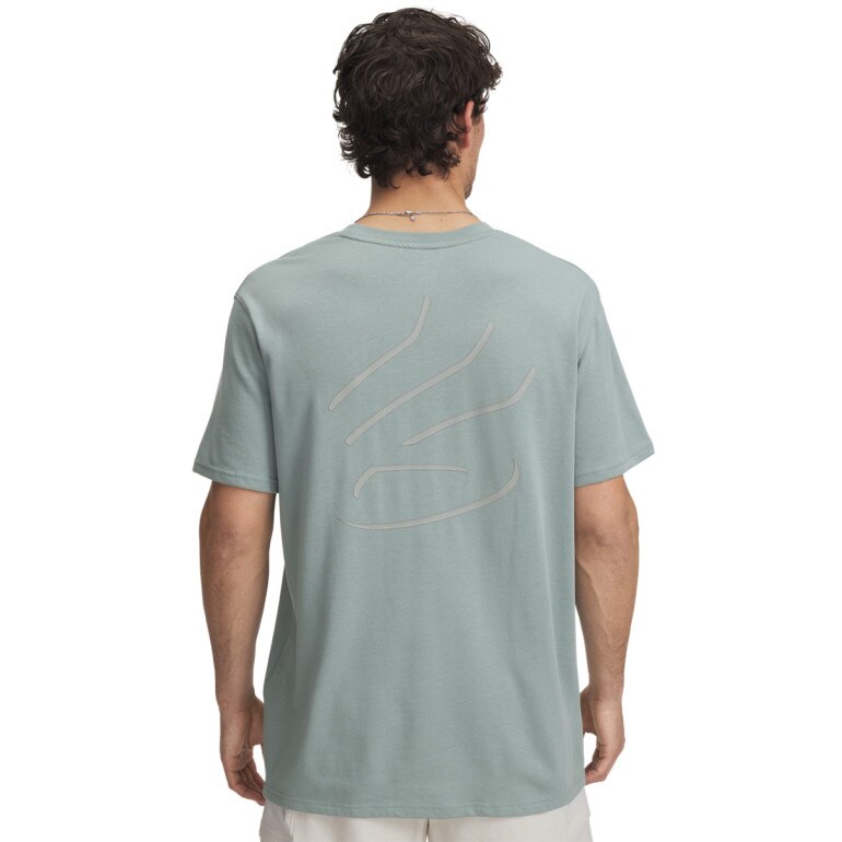 Męska koszulka do koszykówki Under Armour Curry HW Trend Tee - zielona