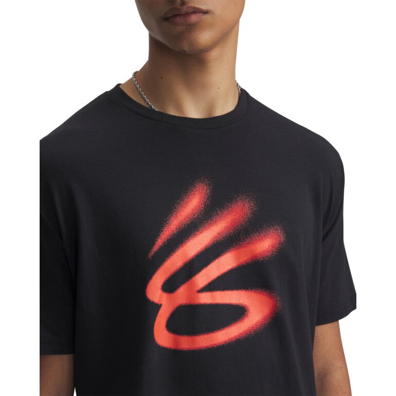 Męska koszulka do koszykówki Under Armour Curry Playable Tee 1 - czarna