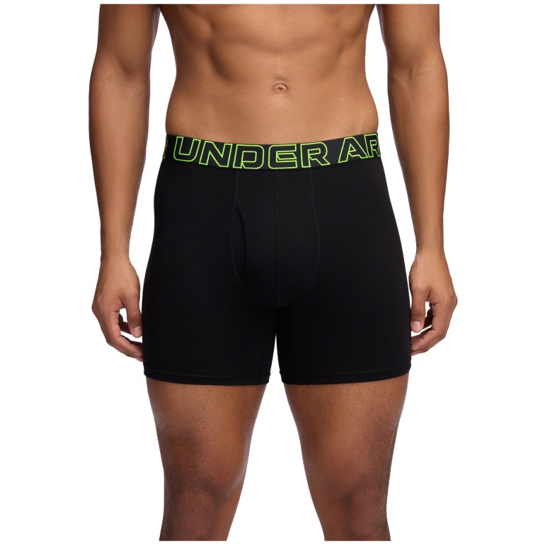 Męska bielizna treningowa (3-pack) Under Armour M UA Perf Cotton 6in - multikolor