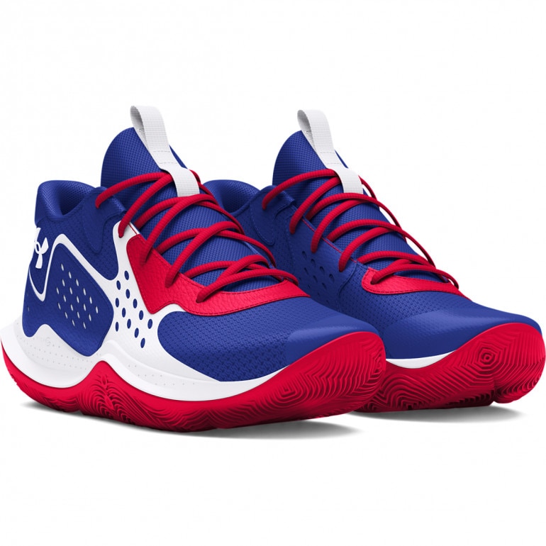 Dziecięce buty do koszykówki Under Armour UA GS JET '23 - niebieskie