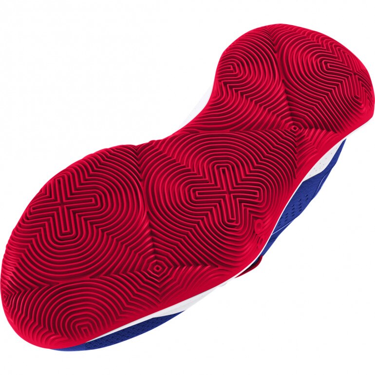 Dziecięce buty do koszykówki Under Armour UA GS JET '23 - niebieskie