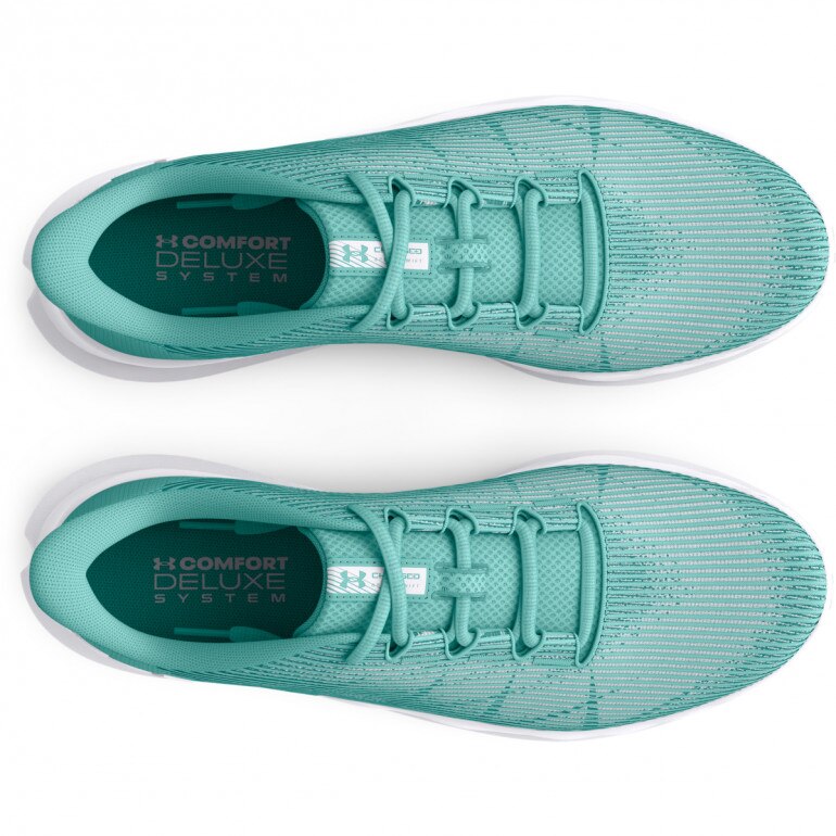 Damskie buty do biegania Under Armour UA Charged Speed Swift - turkusowe