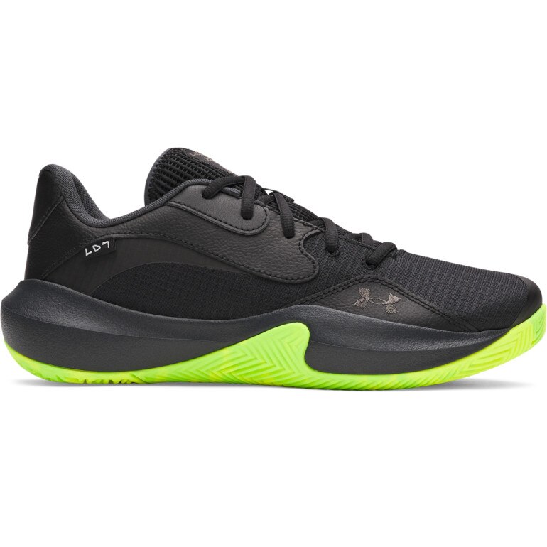 Buty do koszykówki uniseks Under Armour UA Lockdown 7 Low - czarne