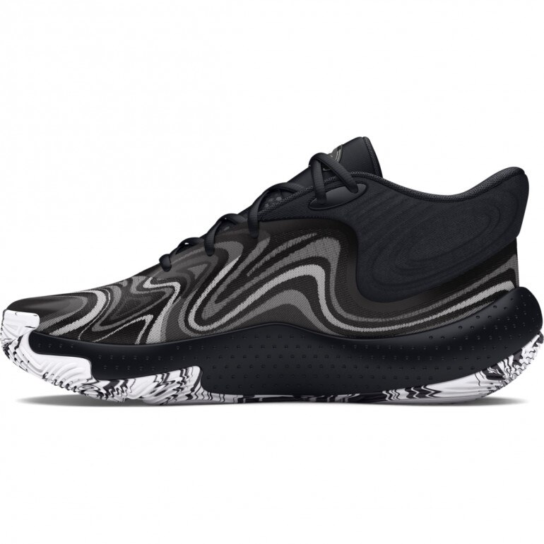 Buty do koszykówki uniseks Under Armour UA Spawn 6 Mid -  czarne