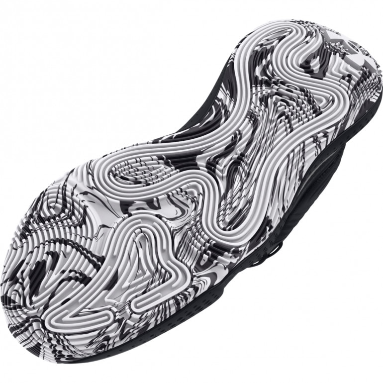 Buty do koszykówki uniseks Under Armour UA Spawn 6 Mid -  czarne