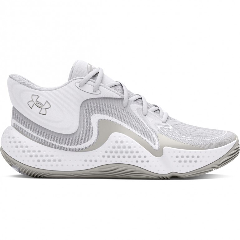Buty do koszykówki uniseks Under Armour UA Spawn 6 Mid - szare