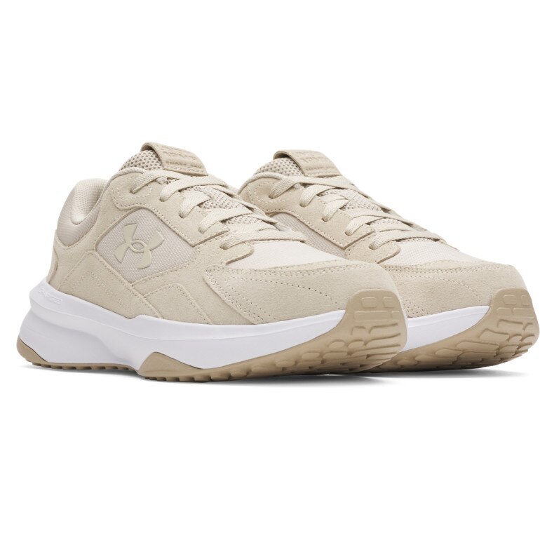 Męskie buty treningowe Under Armour UA Edge SUEDE - beżowe