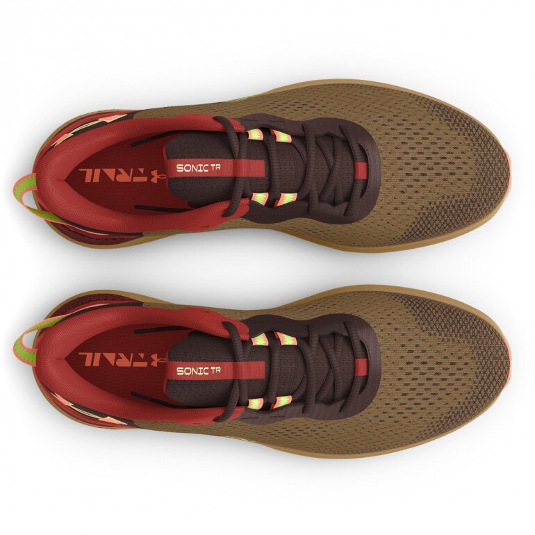 Buty do biegania uniseks Under Armour UA U Sonic Trail - brązowe