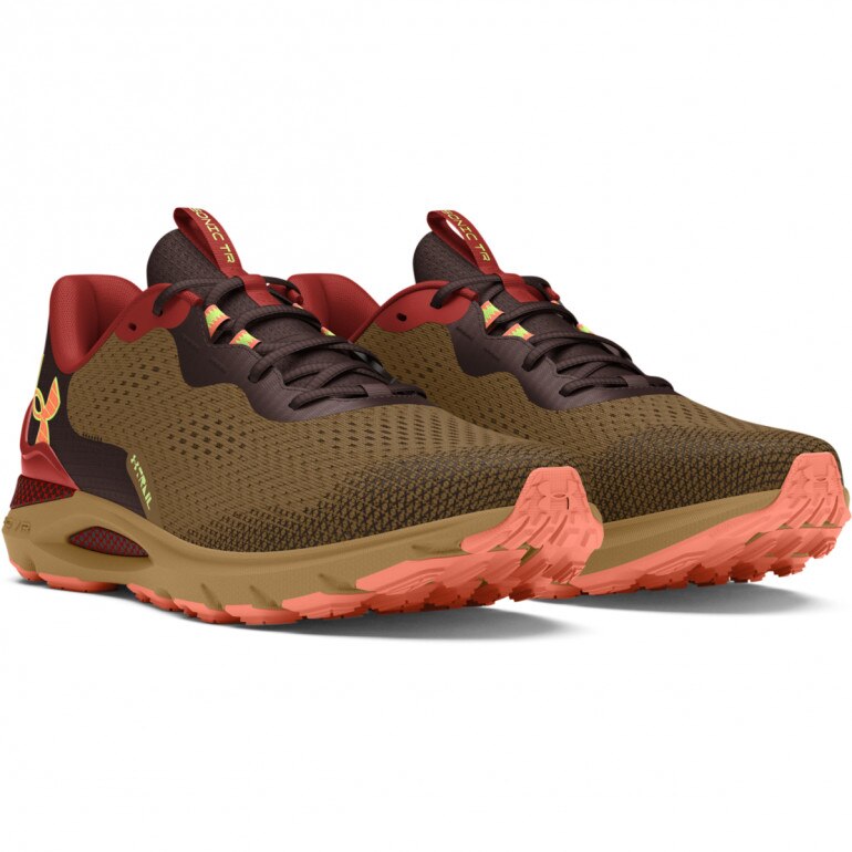 Buty do biegania uniseks Under Armour UA U Sonic Trail - brązowe