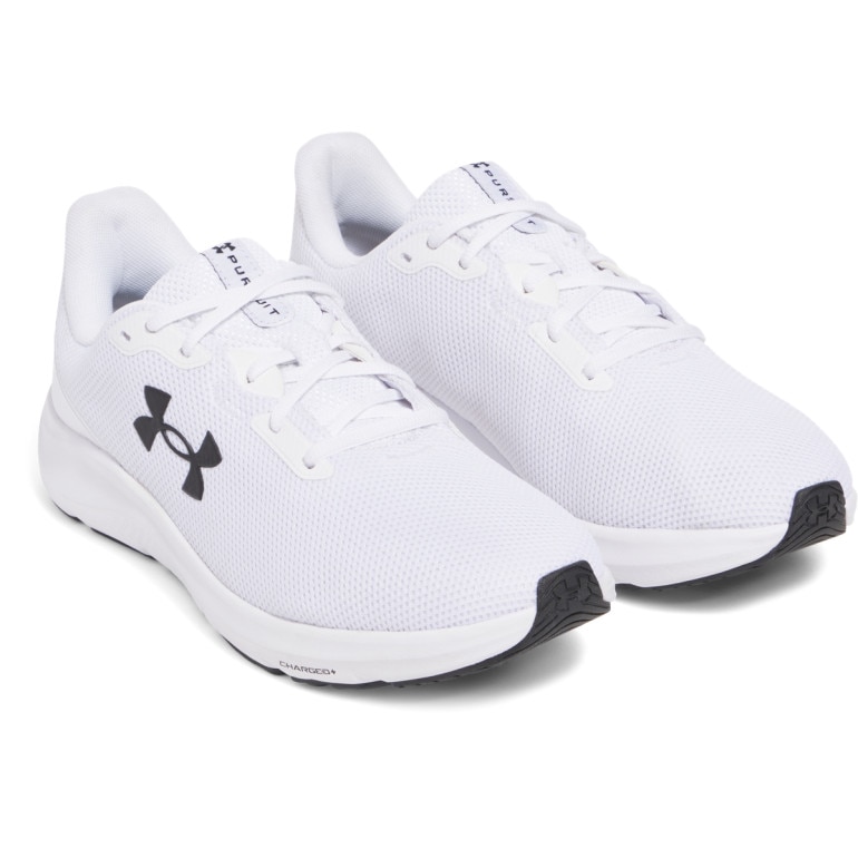 Męskie buty do biegania Under Armour UA Charged Pursuit 4 - białe