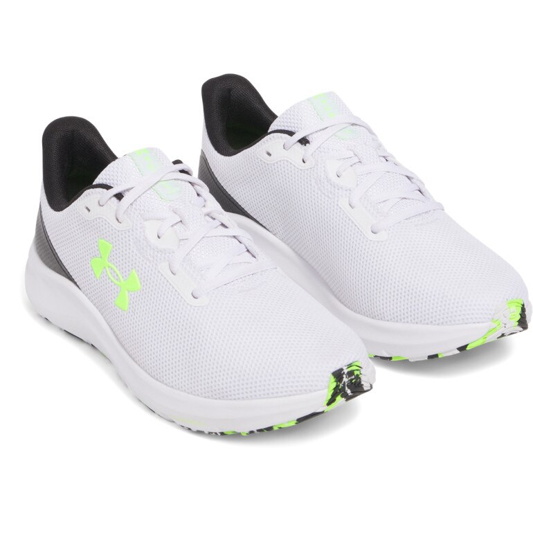 Męskie buty do biegania Under Armour UA Charged Pursuit 4 - białe