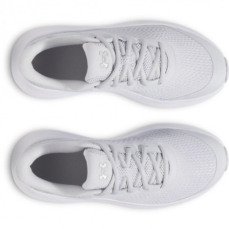 Dziewczęce buty do biegania Under Armour UA GGS Rogue 5 - szare 