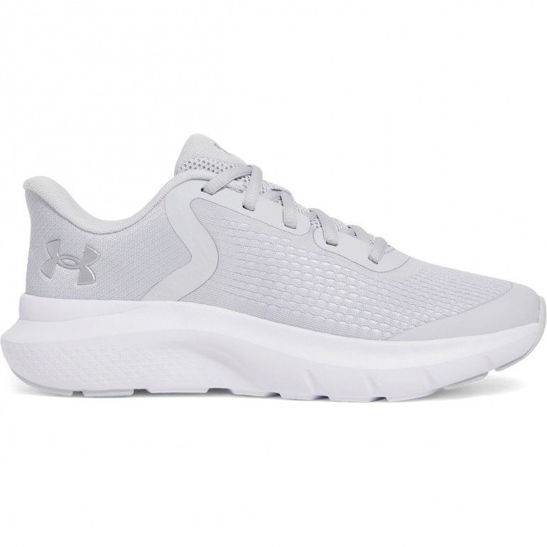 Dziewczęce buty do biegania Under Armour UA GGS Rogue 5 - szare 