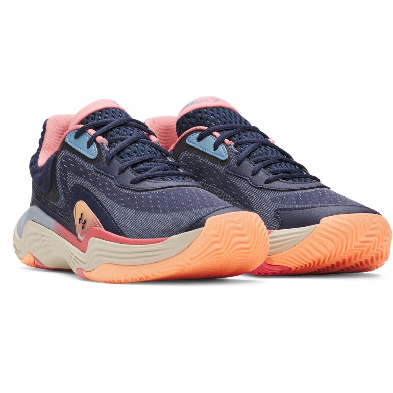 Buty do koszykówki uniseks Under Armour UA Spawn 7 - granatowe