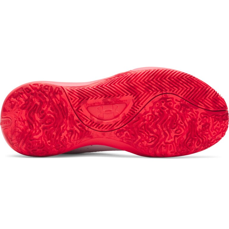 Buty do koszykówki uniseks Under Armour UA Lockdown 7 - czerwone