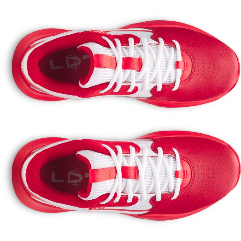 Buty do koszykówki uniseks Under Armour UA Lockdown 7 - czerwone
