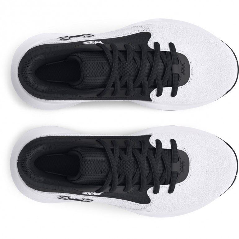 Dziecięce buty do koszykówki Under Armour UA Gs Lockdown 7 - białe