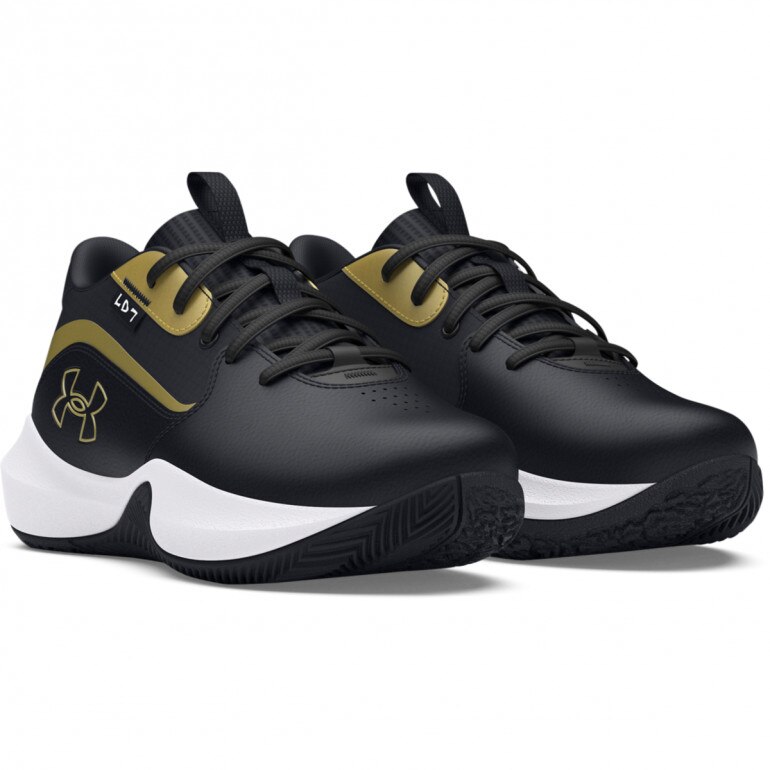 Dziecięce buty do koszykówki Under Armour UA Ps Lockdown 7 - czarne