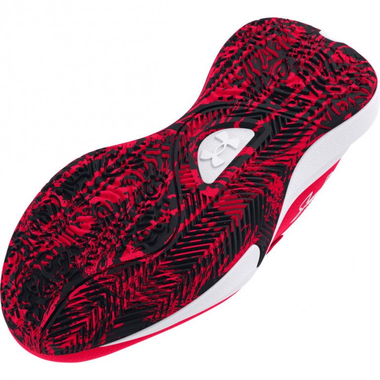 Dziecięce buty do koszykówki Under Armour UA Ps Lockdown 7 - czerwone