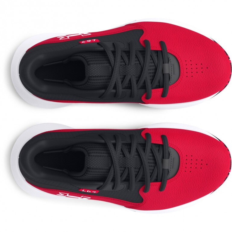 Dziecięce buty do koszykówki Under Armour UA Ps Lockdown 7 - czerwone