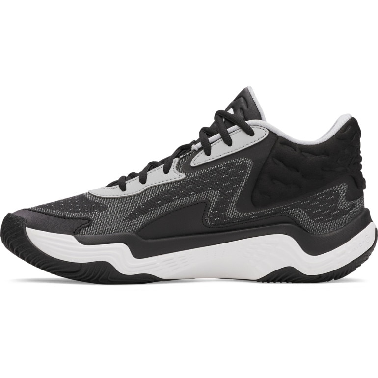 Buty do koszykówki uniseks Under Armour UA Spawn 7 Mid - czarne