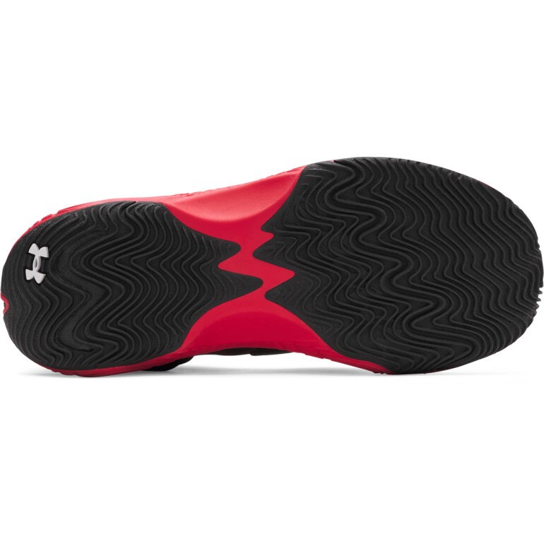 Buty do koszykówki uniseks Under Armour UA Spawn 7 Mid - czerwone