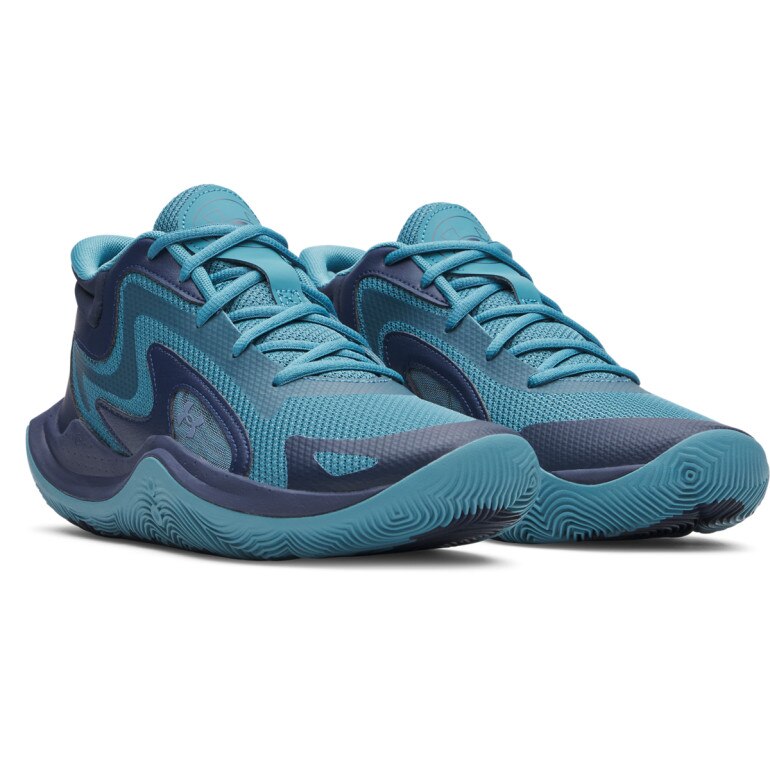 Buty do koszykówki uniseks Under Armour UA JET '25 - granatowe