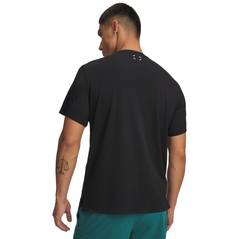 Męska koszulka treningowa Under Armour UA Halo Vent SS - czarna 