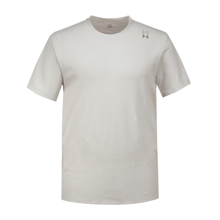 Męska koszulka treningowa Under Armour UA Halo Vent SS - biała