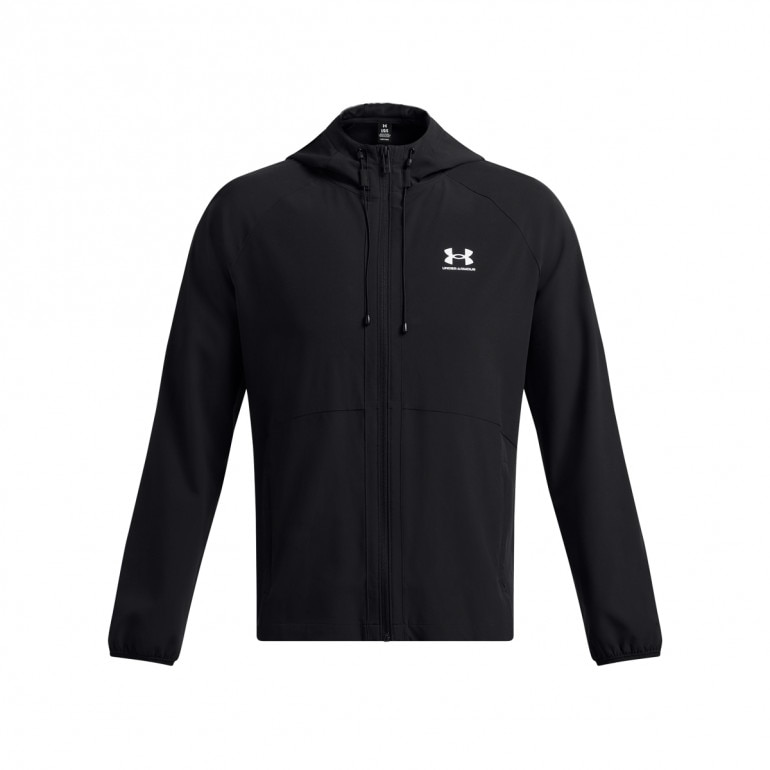 Męska kurtka wiatrówka Under Armour UA Stretch Woven Windbreaker - czarna