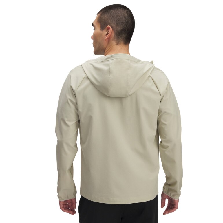 Męska kurtka wiatrówka Under Armour UA Stretch Woven Windbreaker - beżowa