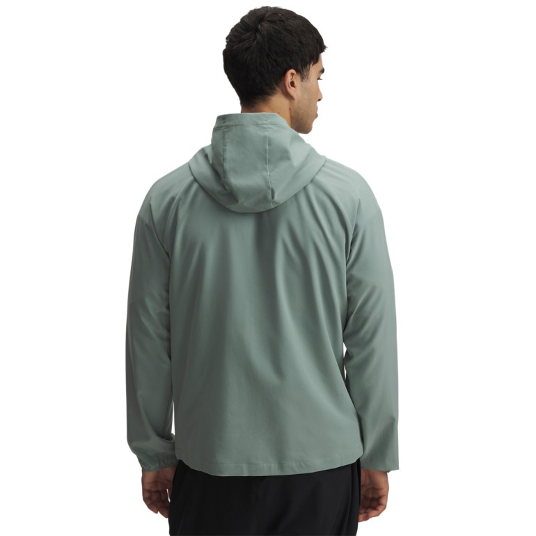 Męska kurtka wiatrówka Under Armour UA Stretch Woven Windbreaker - zielona