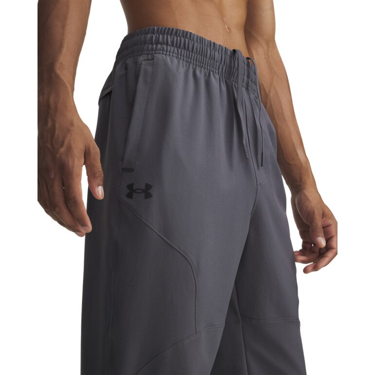 Męskie spodnie treningowe Under Armour UA Unstoppable Tapered Pants - szare