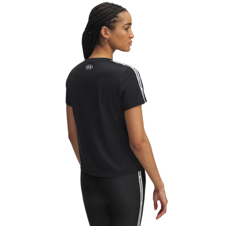 Damska koszulka treningowa Under Armour UA Tech WM Tape SS - czarna