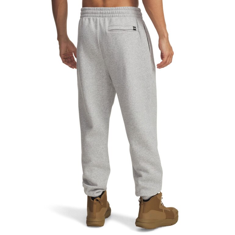 Męskie spodnie dresowe joggery Under Armour UA Icon Flc Graphic - szare